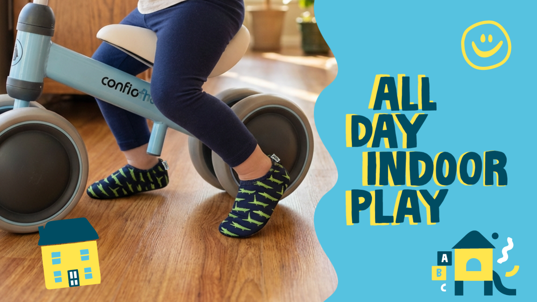 All Day Indoor Play: Winter Adventures for Toddlers… Without Getting Cold and Wet!