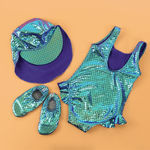 Ivy Sun & Swim Hat (Foil Print)